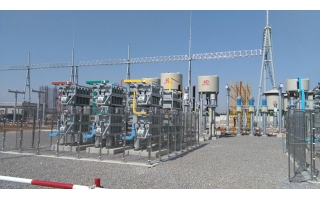 運行于山東泰安新泰500kV變電站的串聯電抗器